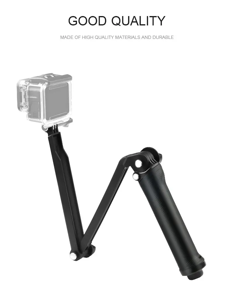 3 Way сцепление Водонепроницаемый монопод селфи-палка штатив-Трипод стойка для GoPro Hero 7 6 5 4 Session для экшн камеры Yi 4K Sjcam Экшн-камера Eken для спортивной экшн-камеры Go Pro аксессуар