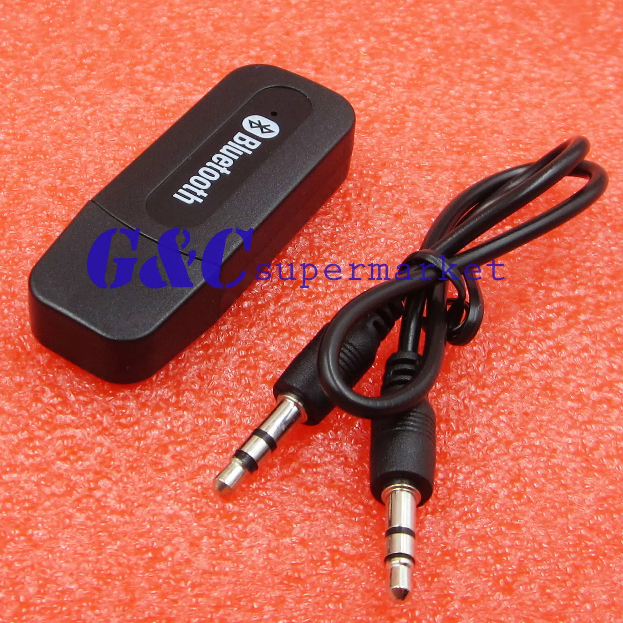 Wireless Bluetooth 3.5mm AUX Audio Stereo Music Home Car Receiver Adapter Mic | Электронные компоненты и