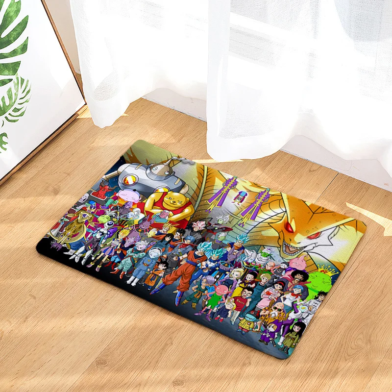 see chart IVYYE Dragon Ball индивидуальный коврик с рисунком из аниме украшения для дома ковры мультяшный коврик для спальни коврики для ванной плюшевые коврики коврик для двери Новинка - Цвет: see chart