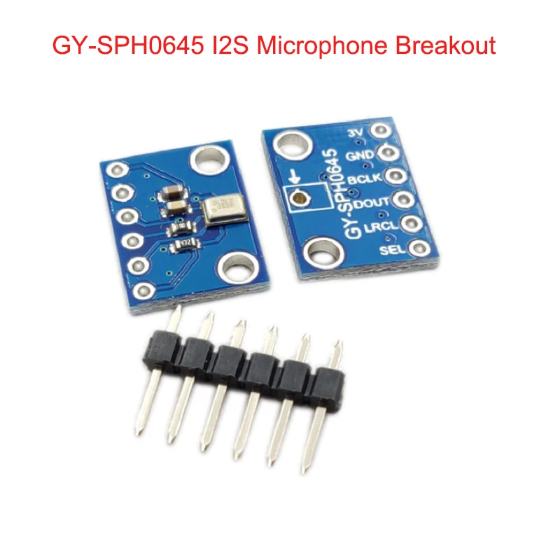 Параметры I2S MEMS микрофонный модуль датчика разрыва SPH0645LM4H для - Цена: 659,69 руб.