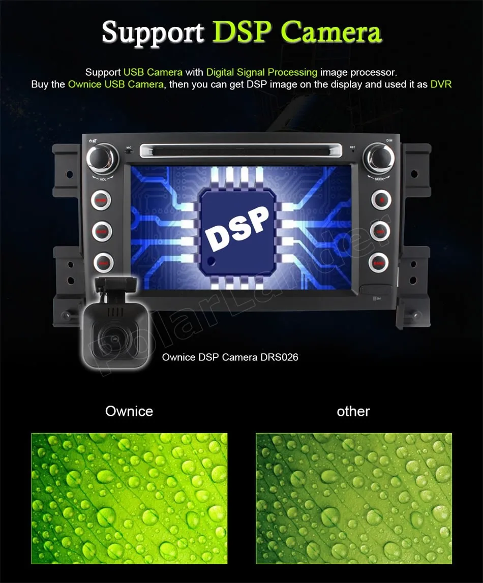 Для S/УЗУКИ G/RAND VI/ТАРА 2005-2015 Dvd-плеер Автомобиля Android 6.0 GPS Радио поддержка WI-FI камера