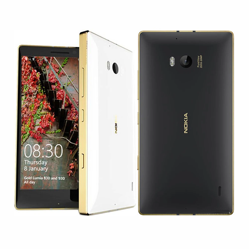 Абсолютно европейский версия Nokia Lumia 930 мобильный телефон 4G LTE 2 Гб ОЗУ 32 Гб ПЗУ Microsoft Windows Phone 8,1 20MP смартфон