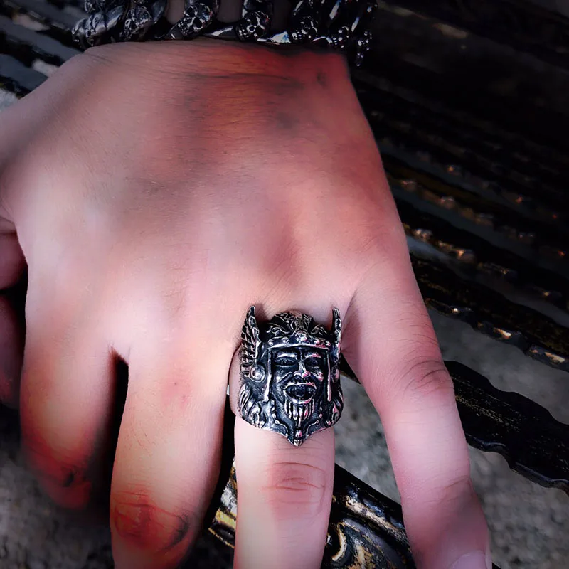Beier 316L Stainless Steel Nordic Viking Scandinavian Odin's Amulet men High Quality fashion wholesale ring jewelry LR239 | Украшения и