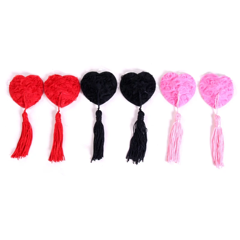 SEELIEES эротические соски с круглым цветком и кисточками секс инструменты накладки