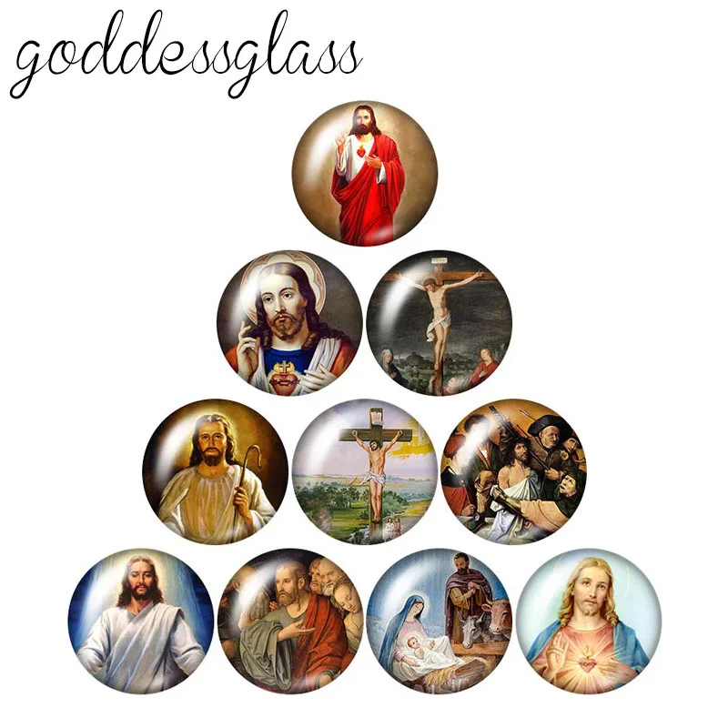 10 шт. круглые стеклянные кабошоны с плоской задней поверхностью 12/18/20/25 мм |