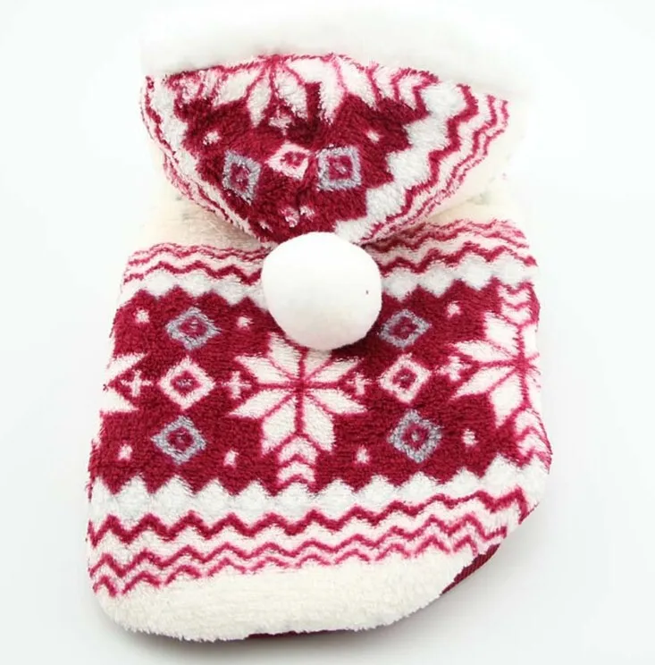 Модный Рождественский костюм для домашних животных одежда снежных собак пальто