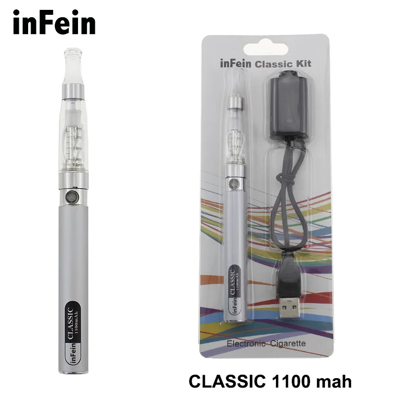 Infein Классическая электронная сигарета блистер starter kit 1.6 мл распылитель VAPE кальян