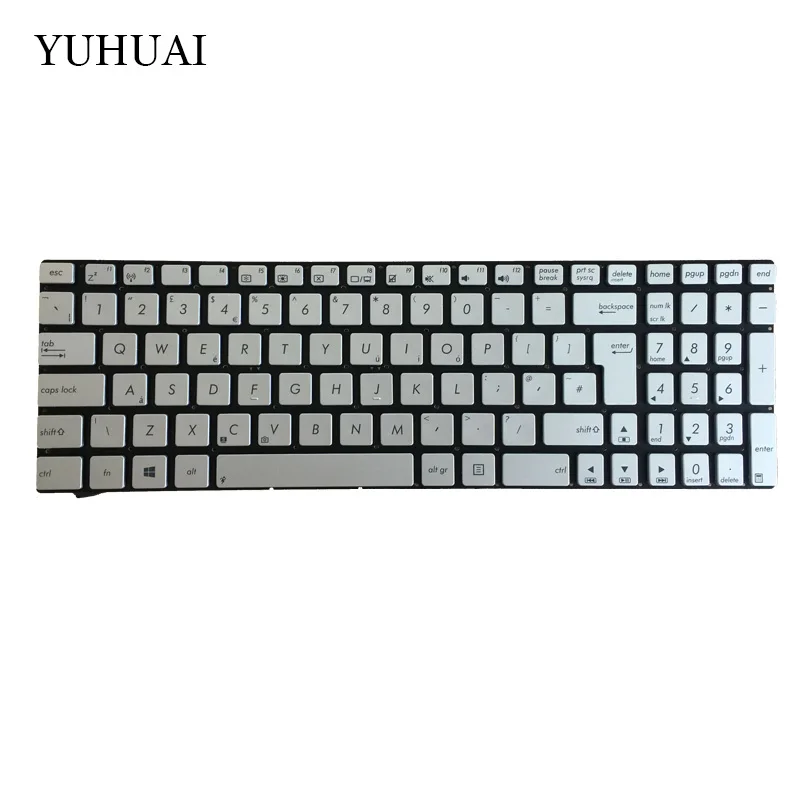 Новая английская клавиатура для ноутбука ASUS N56 N56V N76 N76V N76VB N76VJ N76VM N76VZ U500VZ N56VV N56VZ U500