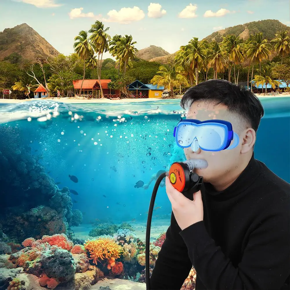 2nd Stage Adjustable Regulator Explorer Diving Divetwo Octopus Hookah with Mouthpiece | Спорт и развлечения