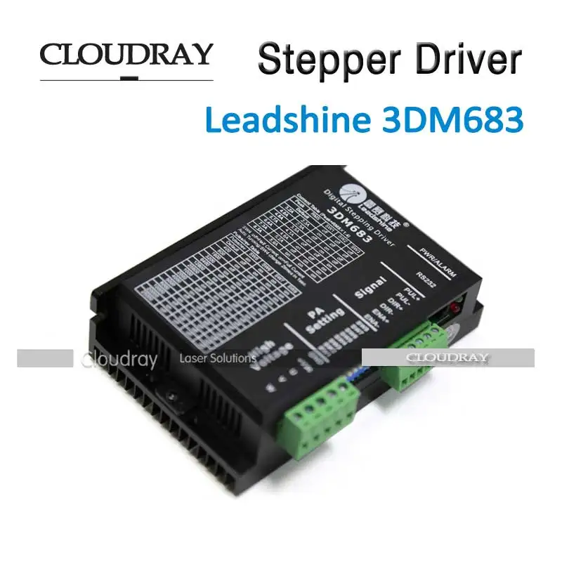 Cloudray 3 фазы аналоговый шагового драйвер Leadshine DC Двигатели контроллер 3dm683 |