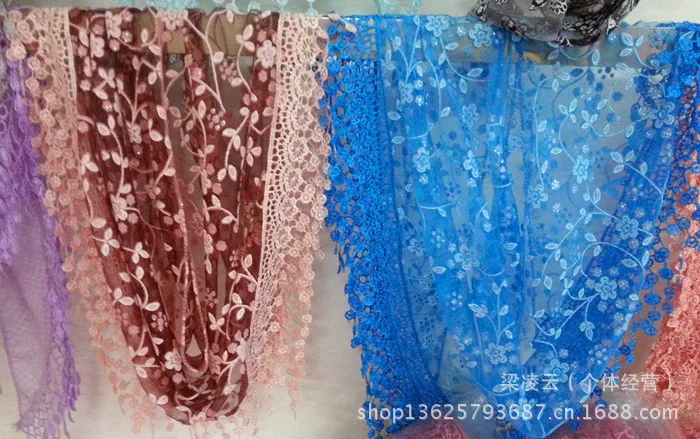 Корейская версия весенне-осенних ажурных кружевных салфеток с бахромой