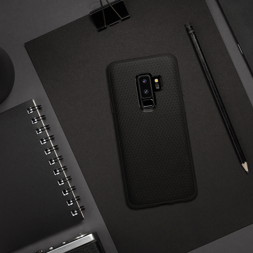 100% оригинальный защитный чехол Spigen Liquid Air для Samsung Galaxy S9 Plus (большой размер 6 2