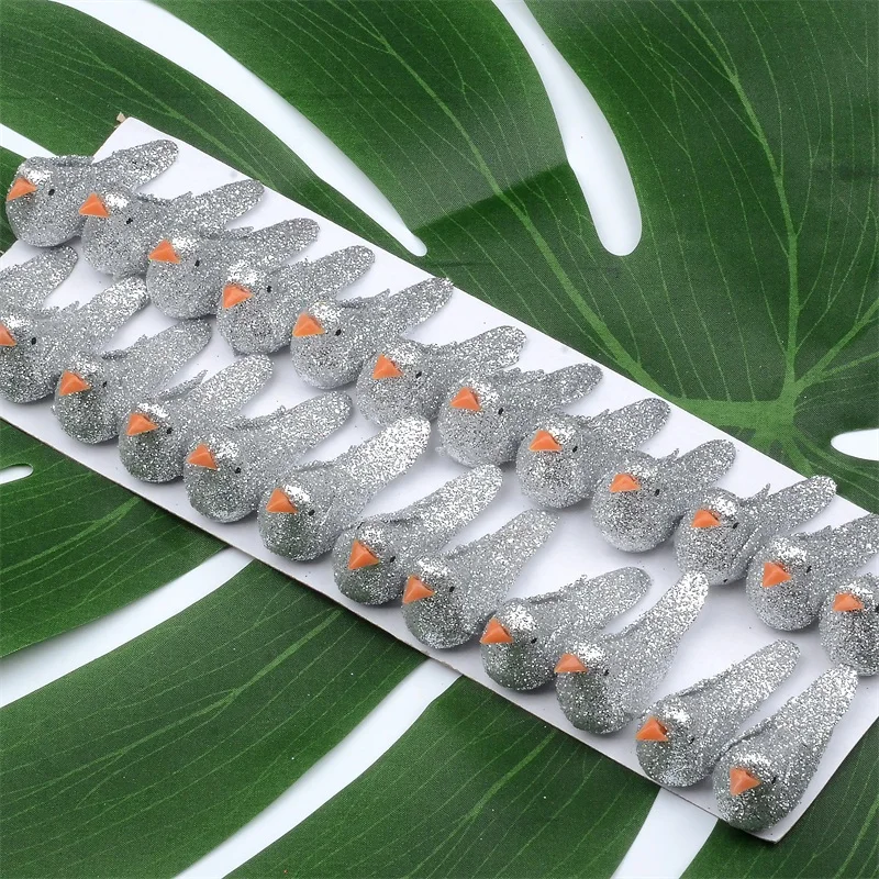 4 шт. Искусственные Птицы из пенопласта 4*1 5 см товары для цветов свадьбы