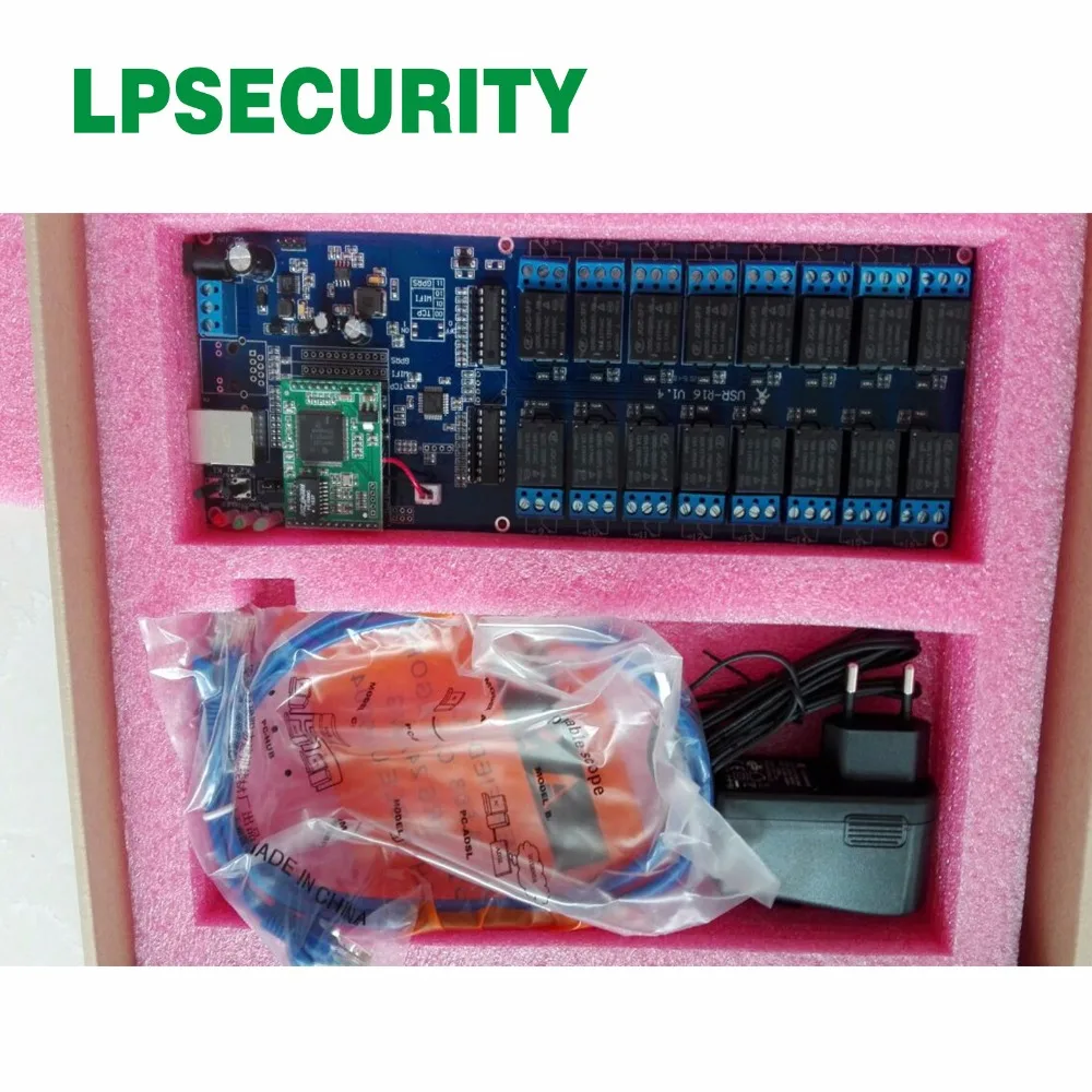 USR R16 T промышленное реле Ethernet 16 канальный пульт дистанционного управления