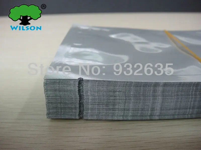 Средний размер 50 шт алюминиевая фольга мешок Майларовый еда Stroage вакуумные