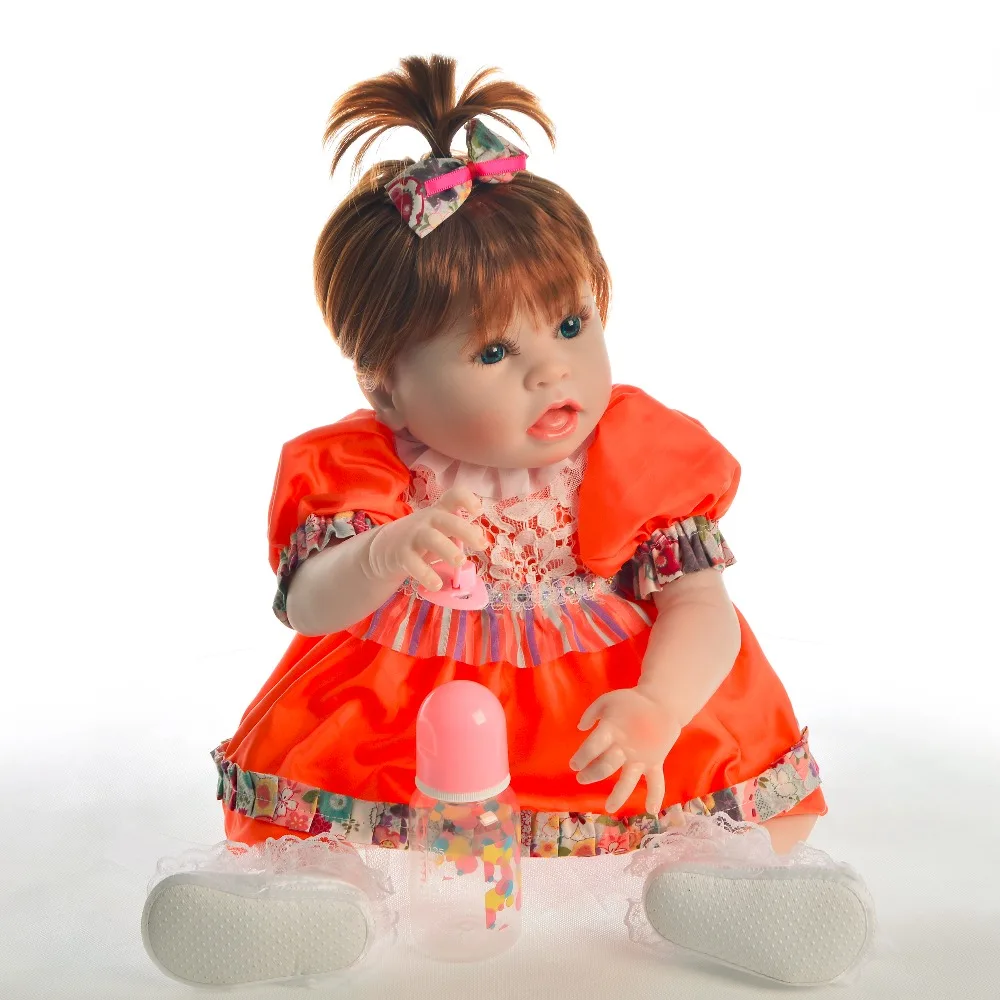 Кукла Reborn Baby силиконовая Реалистичная коричневая ручная работа|Куклы| |