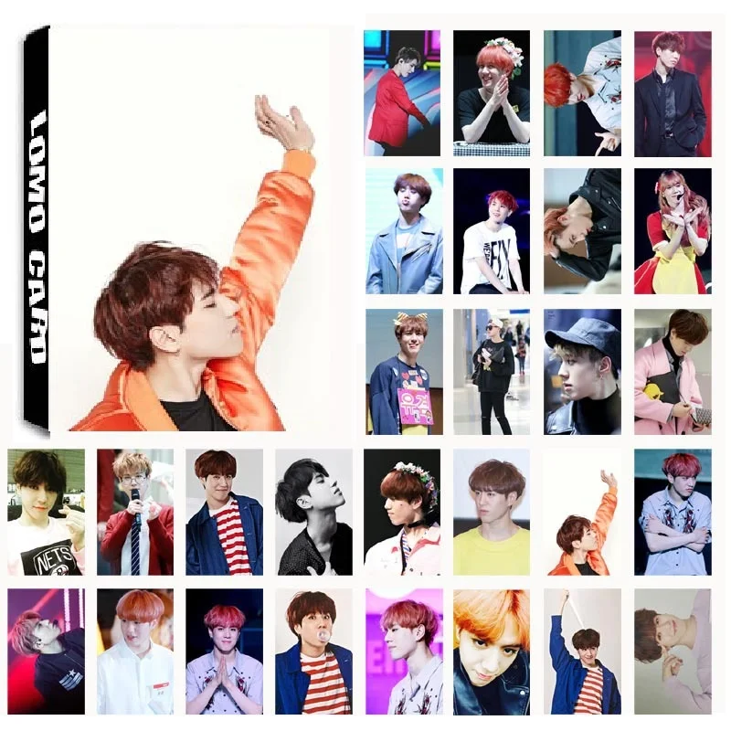 30 шт./компл. KPOP GOT7 Kim YuGyeom одиночный Летающий альбом HD фото карта ПВХ самодельный