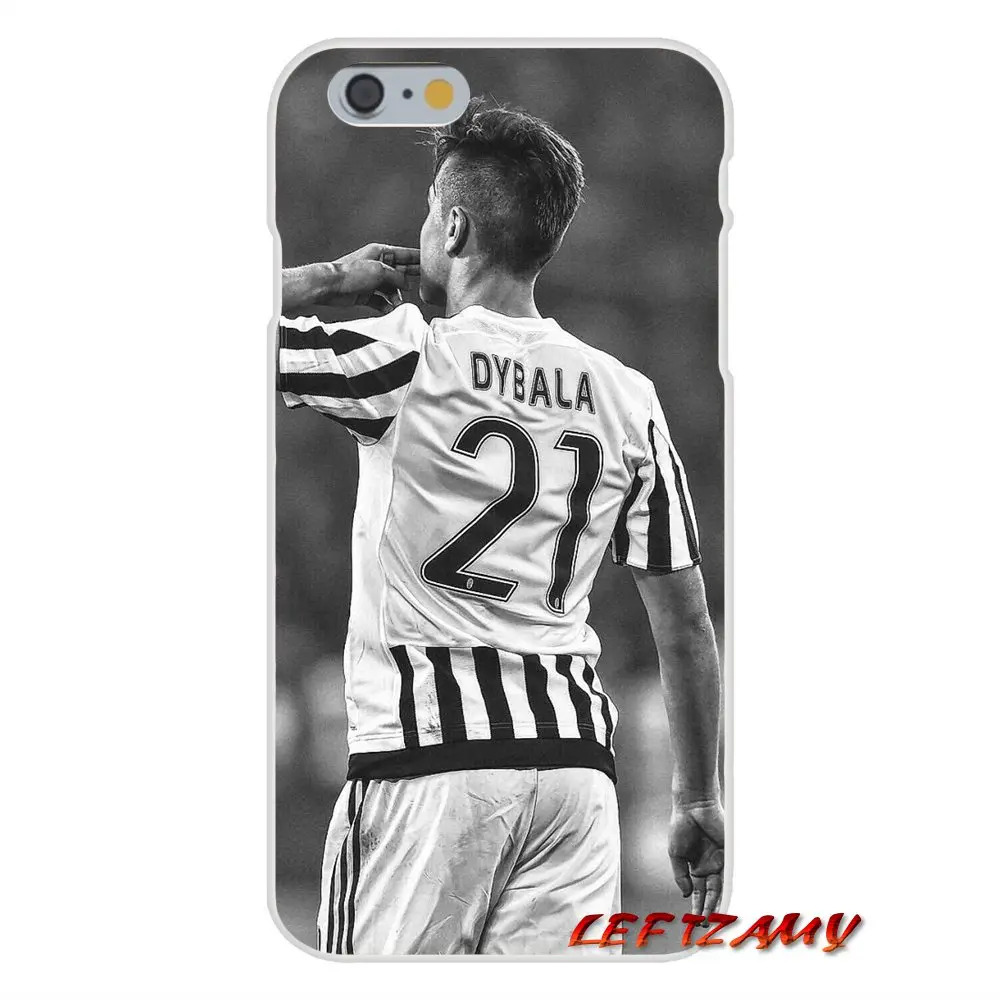 Италия известный футбол 21 Paulo DYBALA Тонкий силиконовый чехол для телефона iPhone X 4 4S 5
