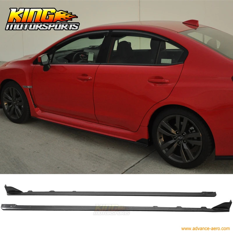 Сплиттер для боковых юбок Subaru WRX OE STI подходит 15 16 17 18 19 ABS Global Бесплатная доставка