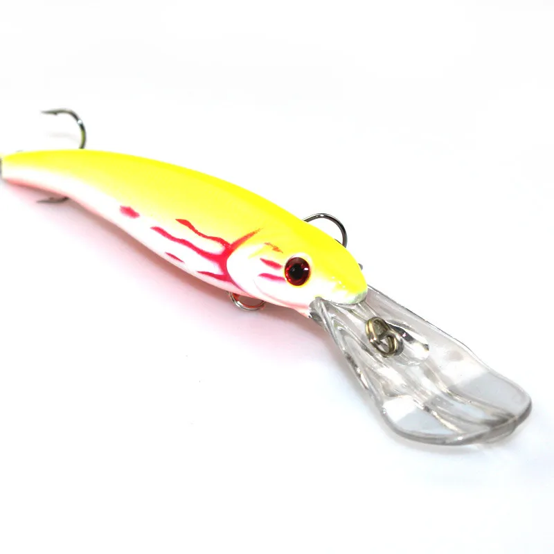 New Minnow Fishing Bait165mm 29g Deep Sea Trolling Jigging Lures 8color Hooks Tackle | Спорт и развлечения