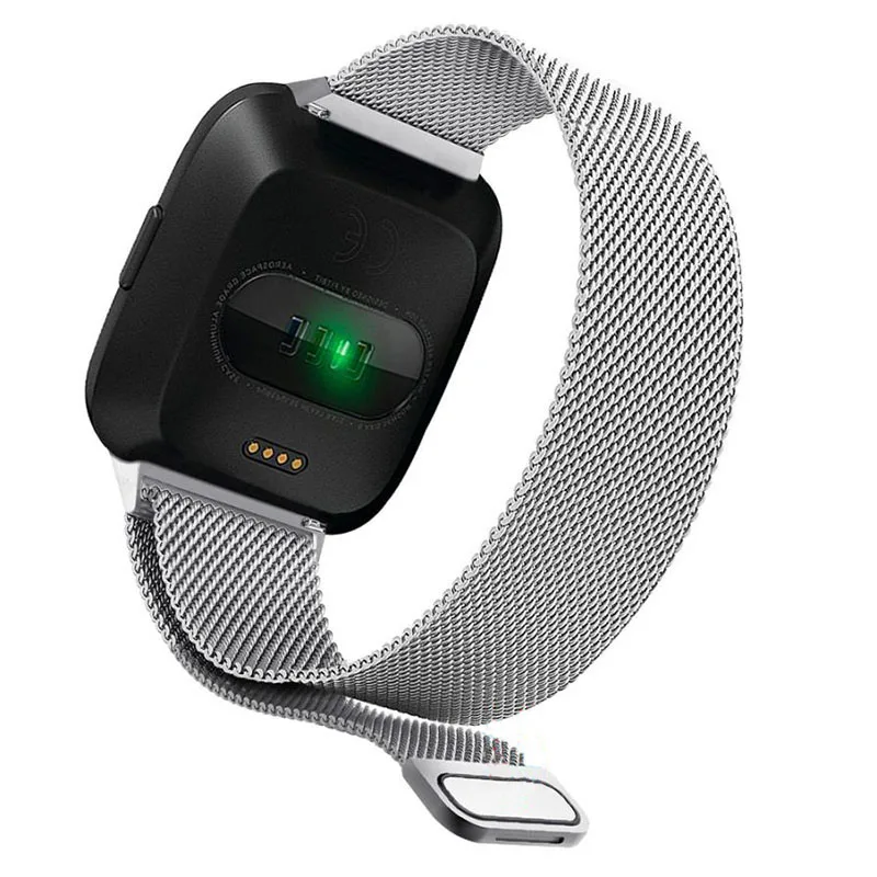 Для Fitbit Versa спортивные часы ремешок Замена Миланская Магнитная застежка из