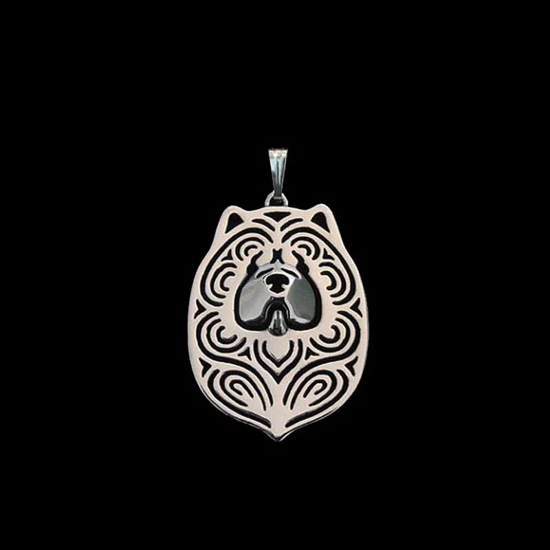 Женские Ювелирные украшения Chow подвески для собак модные из металлического