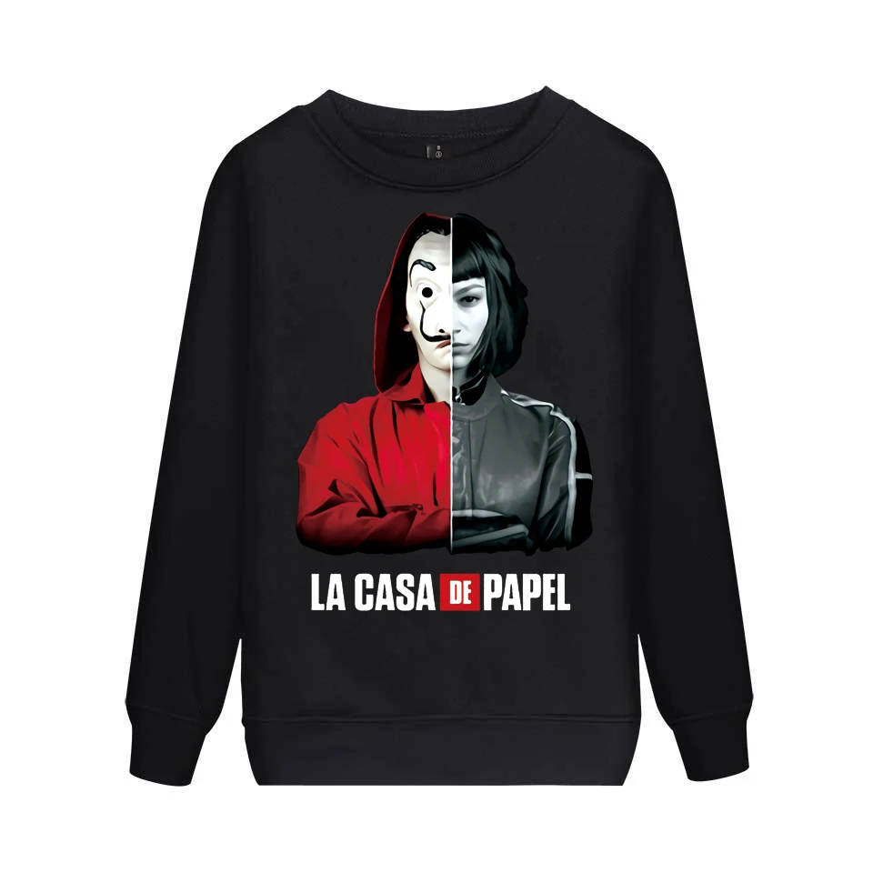 Толстовка La casa de papel толстовка с надписью бумажный дом Dali для мужчин и