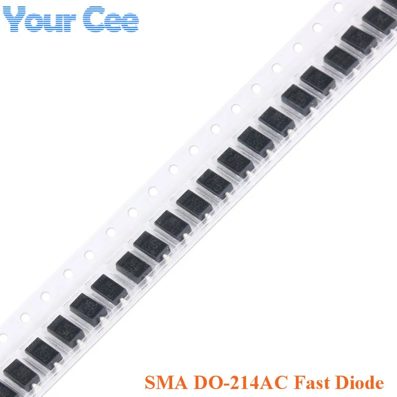 

100 pcs SMA DO-214AC Surface Mount Fast Rectifier Diode ES1D ES1G ES1J ES2G ES2J RS1G RS1J RS1M RS2M
