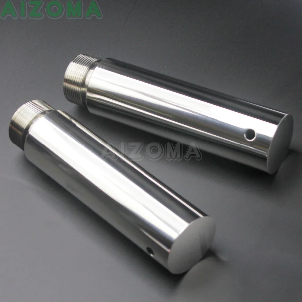 39mm Motorcycle Fork Tube Extensions 5&quot &amp 5 inch Extension For Harley Dyna Super Wide Glide FXD Sportster xl1200 883 Iron Custom |