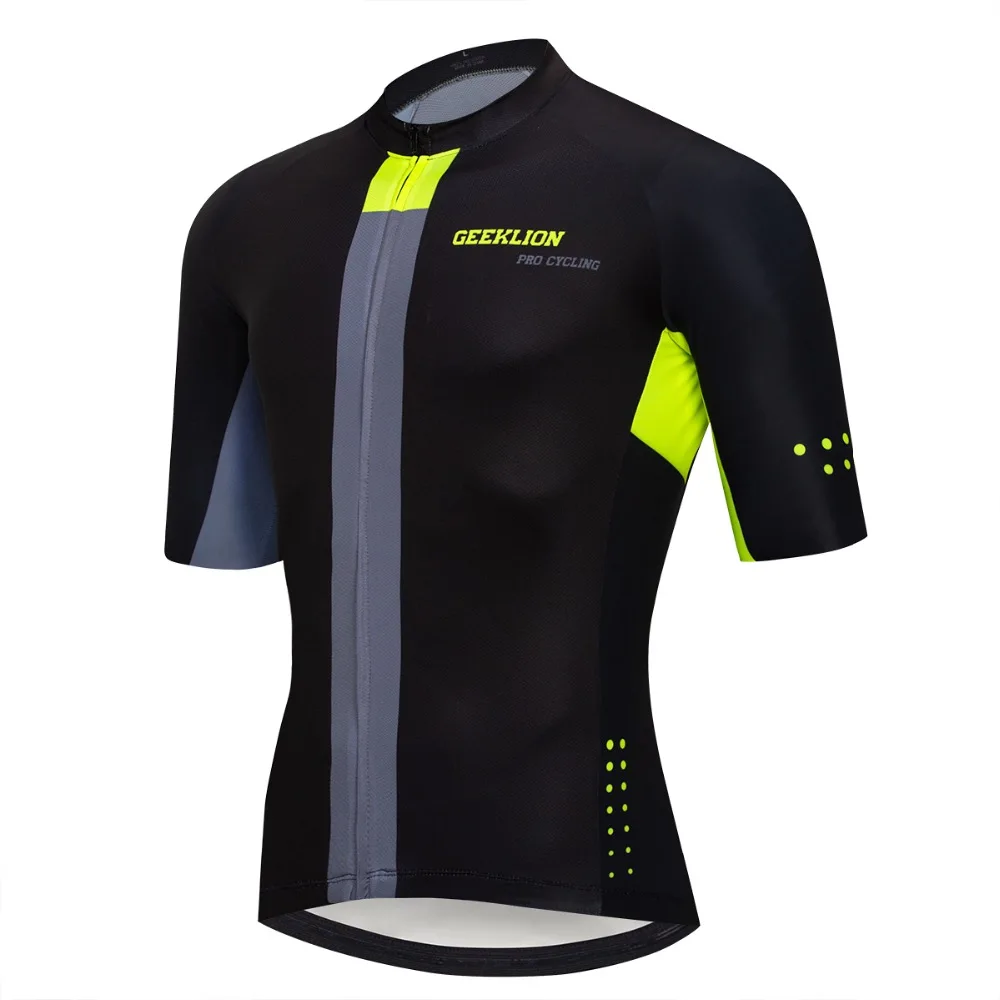Geeklion Cool Plus команда Велоспорт Джерси PRO Fit Ciclismo одежда летняя велосипедная