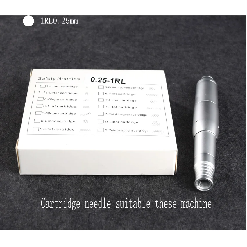 Картридж Needle10pcs 1RL Одноразовые стерилизованное татуировки перманентный Макияж Pen машина Иглы советы питания для татуировки губы брови иглы для перменентного макияжа иглы для микроблейдинга иглы для тату иглы для