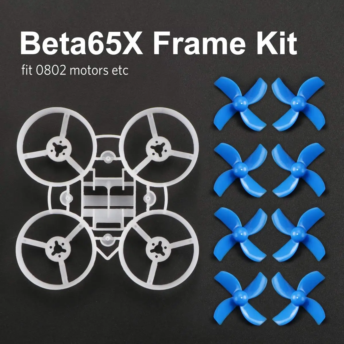 Комплект с рамкой BETAFPV Beta65X 2 S комплекта 31 мм 4 лопастный реквизит 1 0 синий вал для