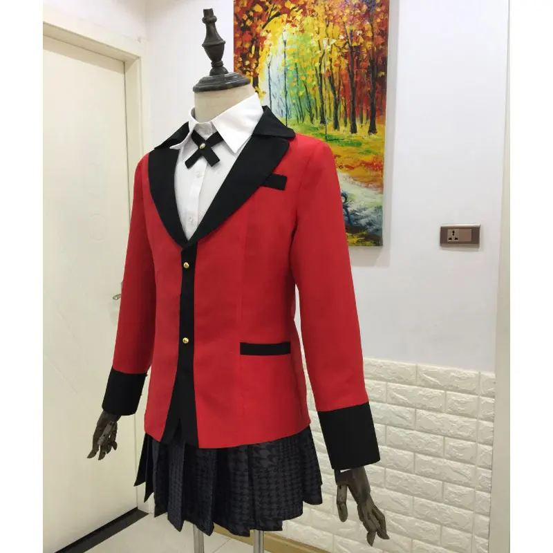 Костюм для косплея Kakegurui компульсивный игровой костюм Momobami Ririka Igarashi Sayaka Jabami Yumeko| |