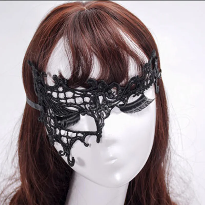 Женская полукружевная маска для лица Карнавальная Рождественская вечеринки