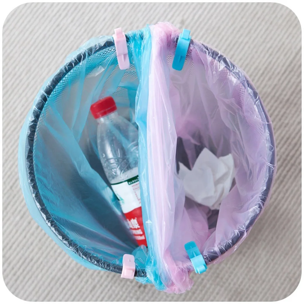 6 шт./партия практичный Домашний Органайзер зажим/пакет для мусора зажим