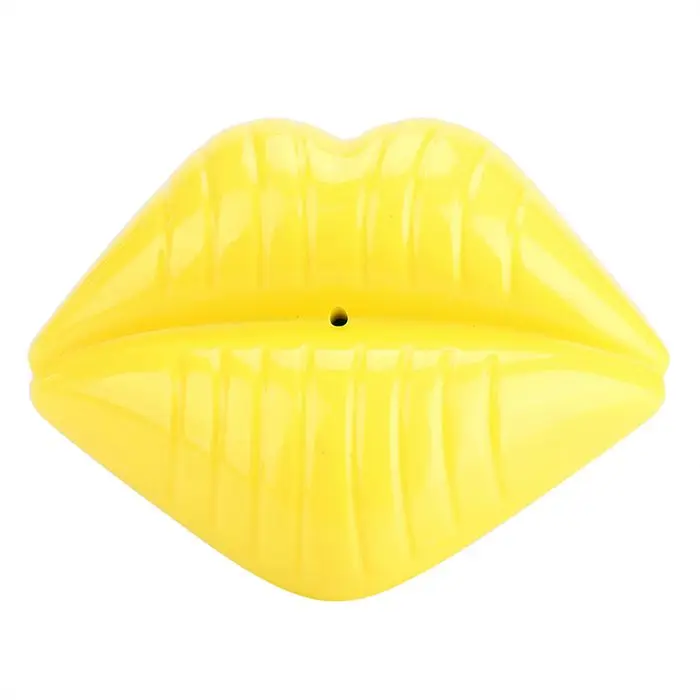Yellow 1 шт., Детская соска, поцелуй, губы, пустышка, силиконовые забавные детские соски, пустышки, соска,, Детские аксессуары для ухода за зубами - Цвет: Yellow