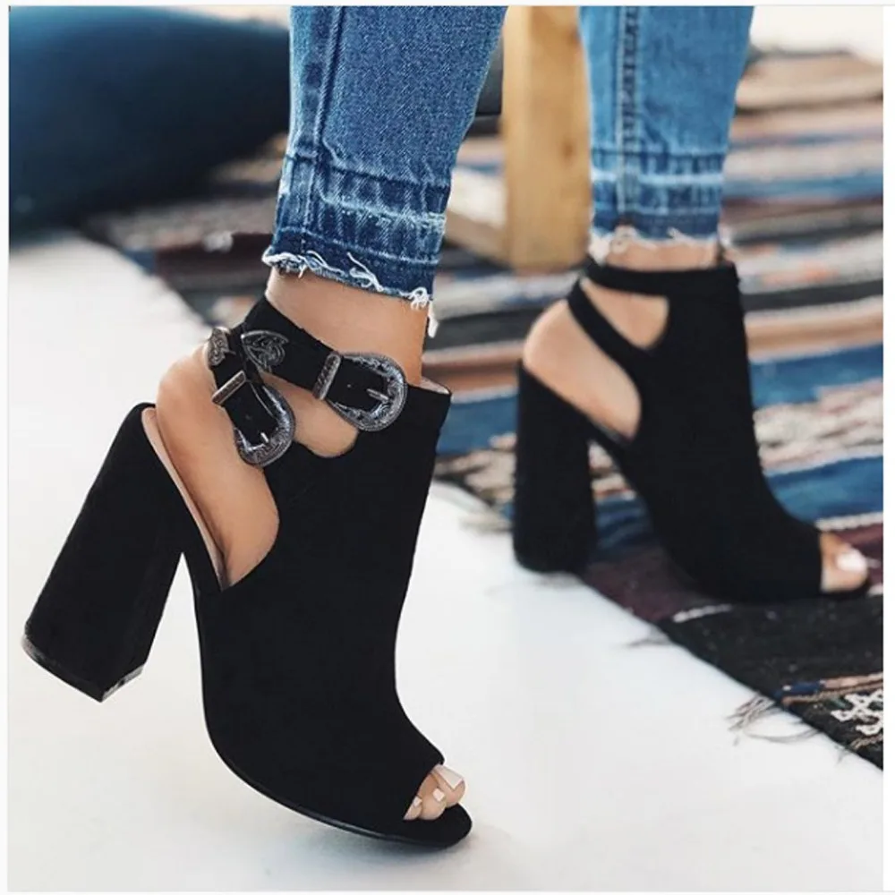 Sandalias de verano para mujer; Летние босоножки; женская обувь; модные сандалии-гладиаторы на высоком каблуке; туфли-лодочки на ремешке; Лидер продаж