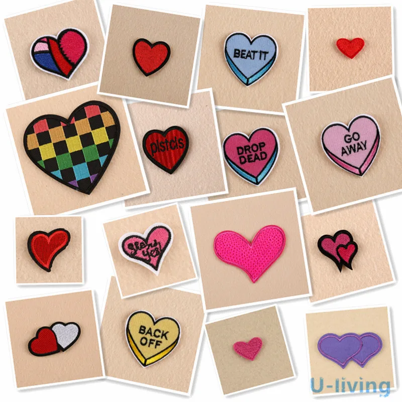 1 шт. милые патчи для одежды утюжок вышивки пришивная аппликация симпатичная