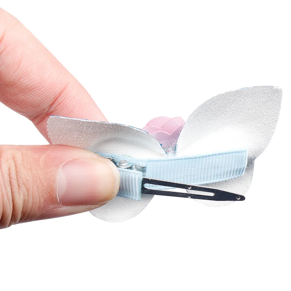 Аксессуары для волос 2 5 дюйма банты девочек блестящие шпильки с радужным узлом и