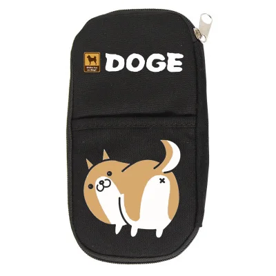 Style 3 Doge с милой собачкой корги Косплей Shiba «Лисья Секретная служба»(Inu Хаски для мальчиков и девочек с героями мультфильма кошелек Карандаш Чехол школьные принадлежности сумки студент подарок - Цвет: Style 3