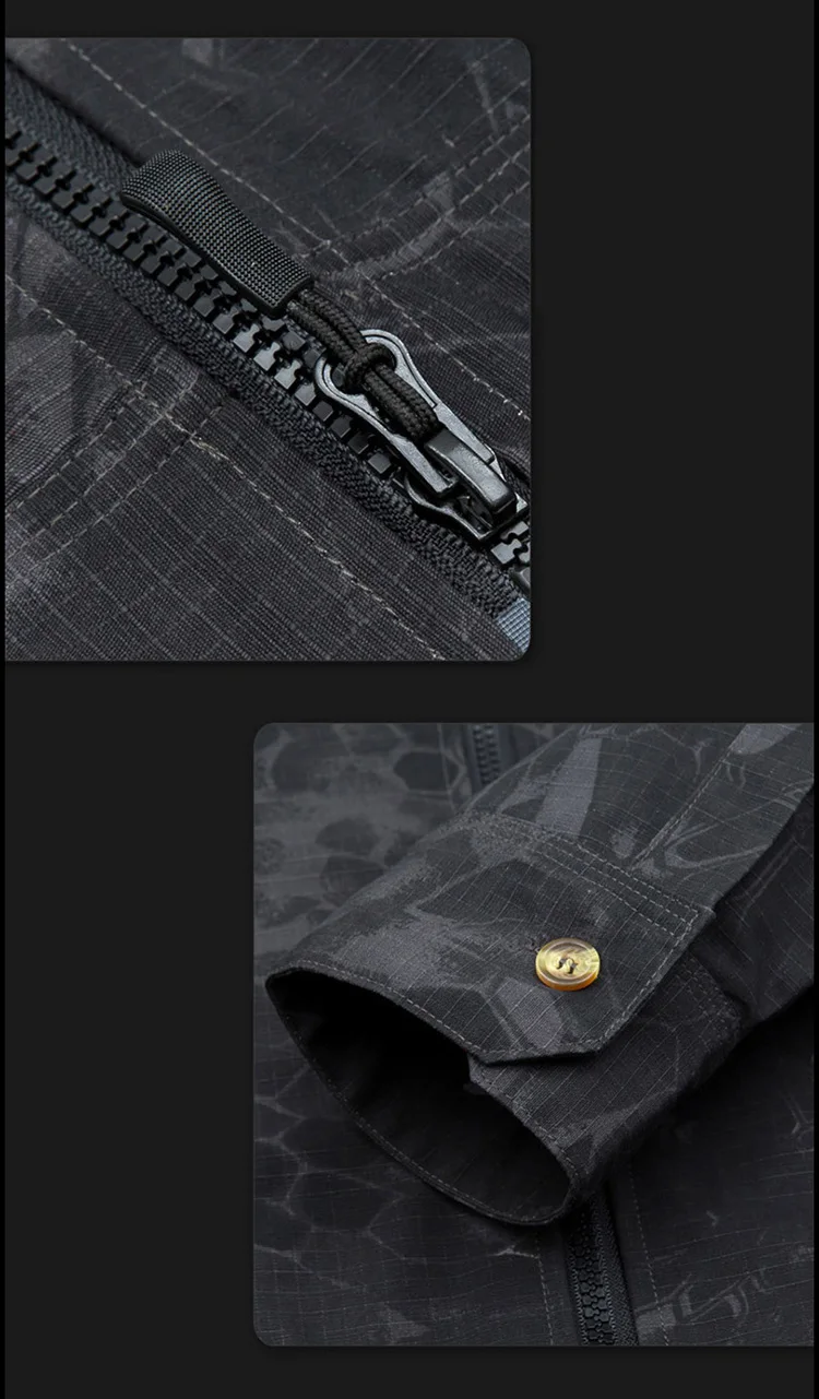 Refire gear Водонепроницаемая дышащая тактическая куртка мужская хлопковая ткань Ветровка Военная куртка повседневная ветрозащитная армейская куртка 3XL