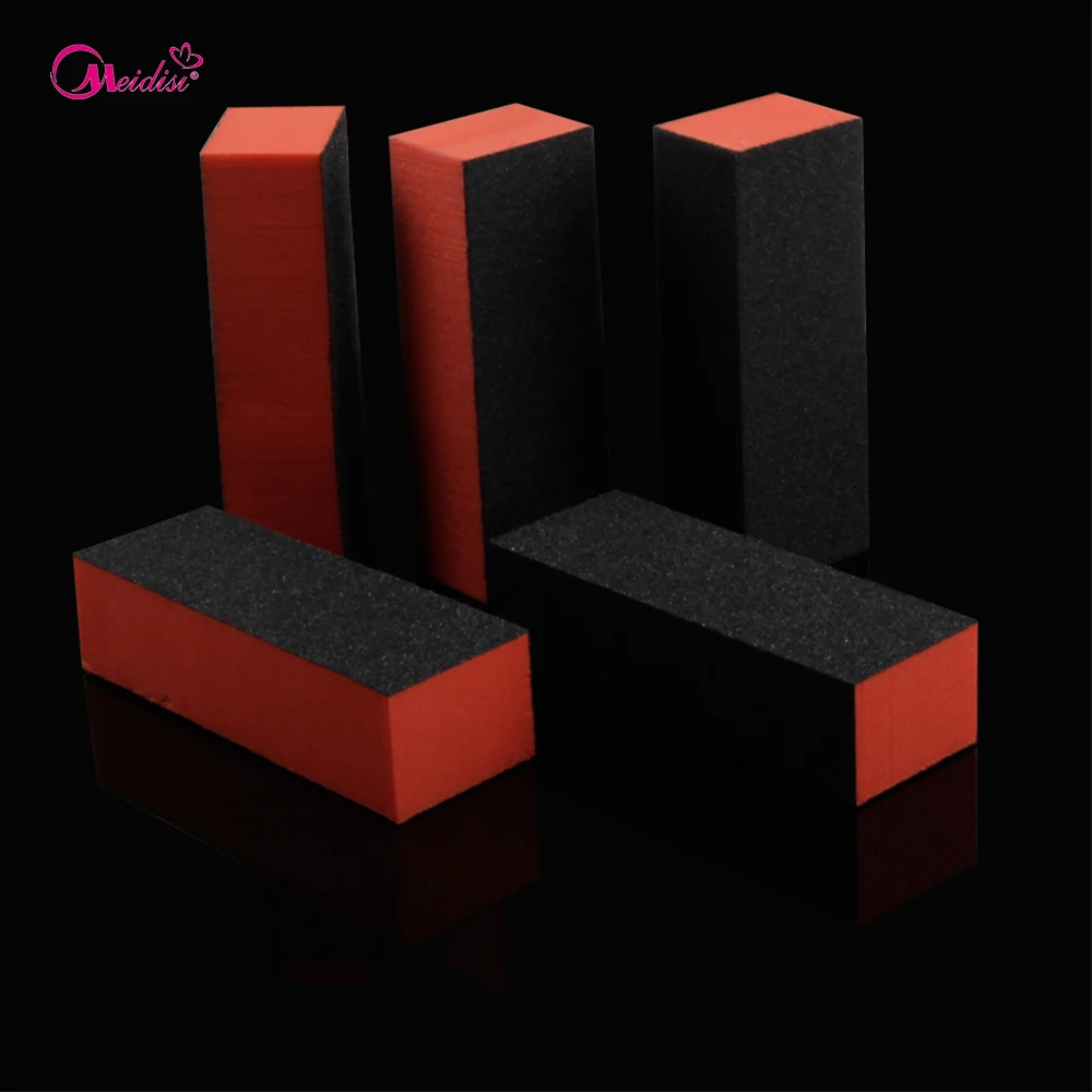 5 шт./компл. черный полировки ногтей инструмент Маникюр Полировка песок губка