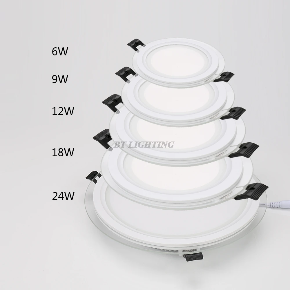 Утопленная Светодиодная панель с регулируемой яркостью SMD 5630 6 Вт 12 24 лампа для