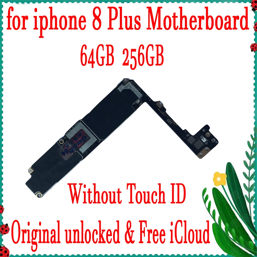 Хорошее тестирование оригинальная материнская плата для iPhone 8 Plus Бесплатный iCloud