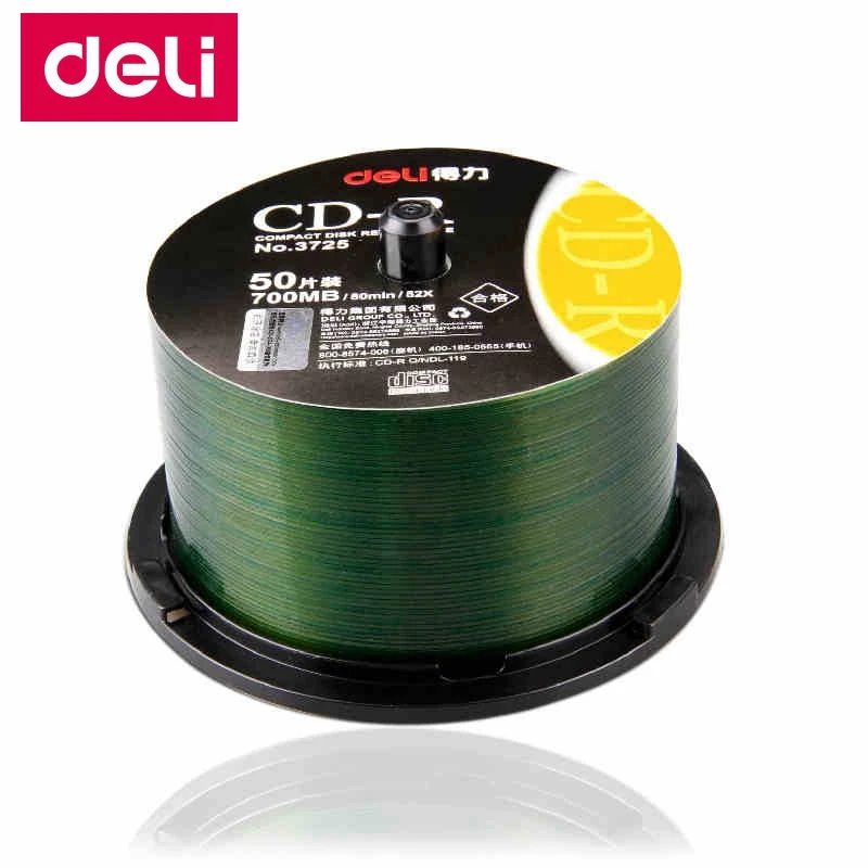 Гастроном 600 шт./лот 12 Коробки гастроном 3725 CD R дисков записываемых компакт диск 700