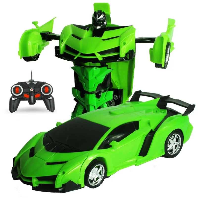 QWZ Новый 2 в 1 RC автомобиль Трансформеры роботы спортивный модель игрушки крутой