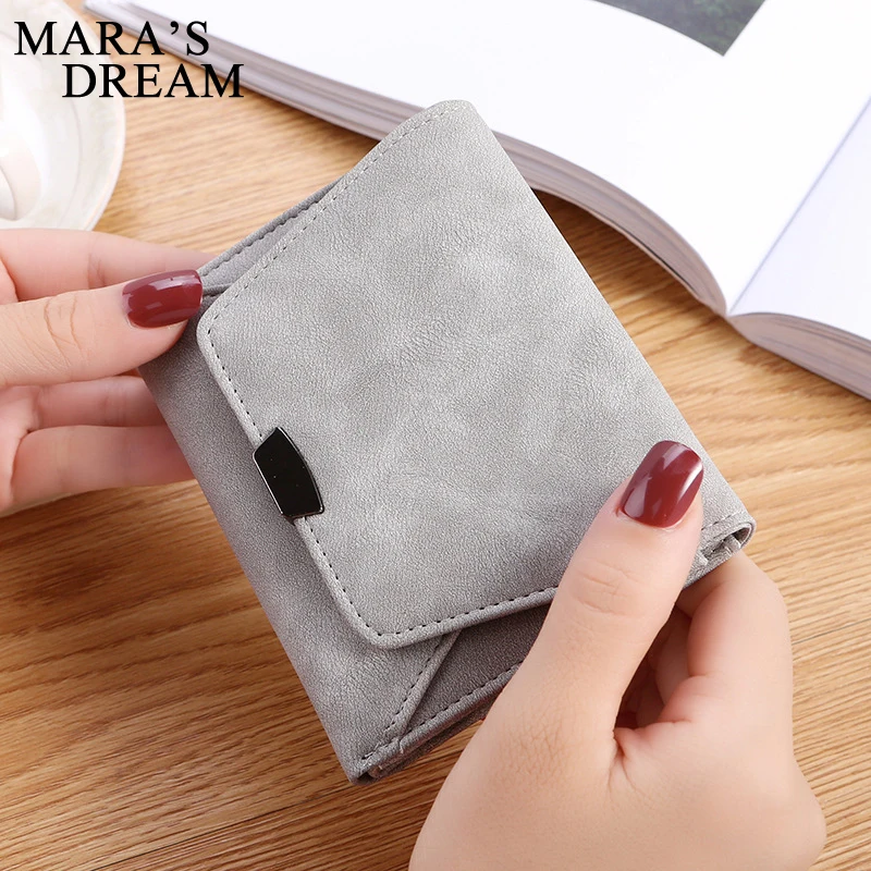 Mara's Dream 2018 новый женский кошелек для кредитных карт маленький однотонный на