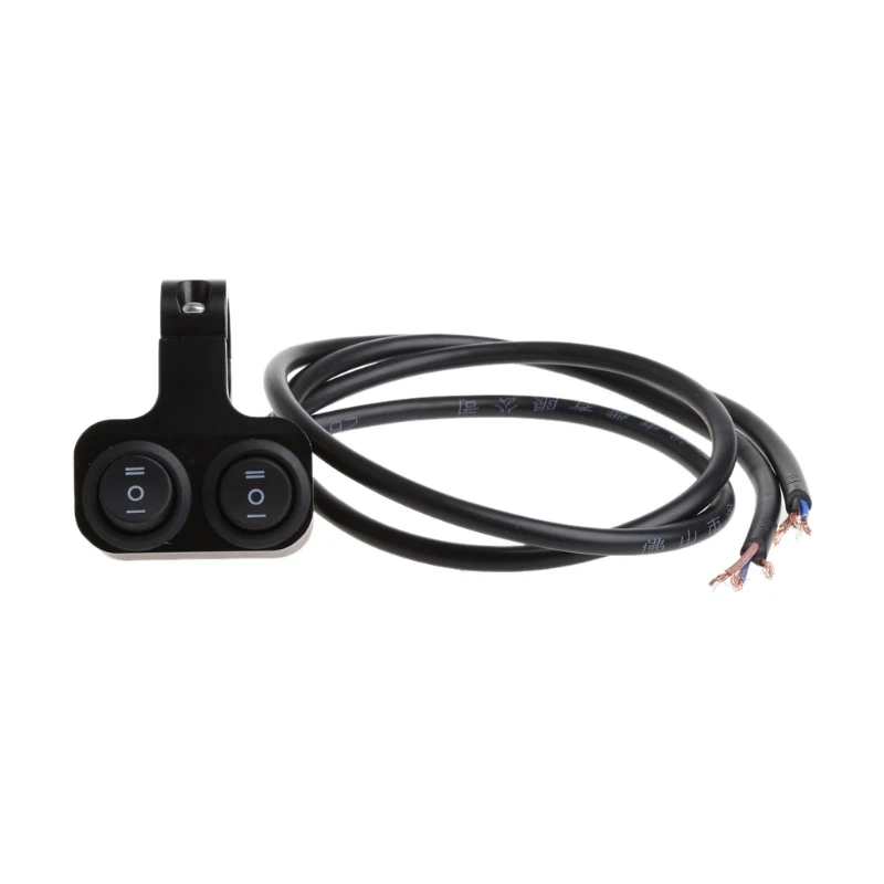 Dual 22mm Motorcycle Handlebar Switches High Low Beam Headlight Spot Light On Off Switch | Автомобили и мотоциклы
