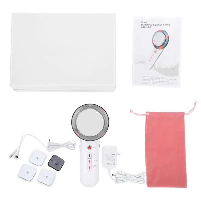 

Face Reduction 3 in 1 EMS Infrared Ultrasonic body Massager Anti cellulite Fat Burner Weight Loss Infrared Slimming Machine