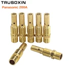 Сварочные аксессуары, 10 шт., Panasonic 200A MIG MAG Gun, аксессуарырасходные материалы MIG MAG link rod для сварочного аппарата CO2 MIG